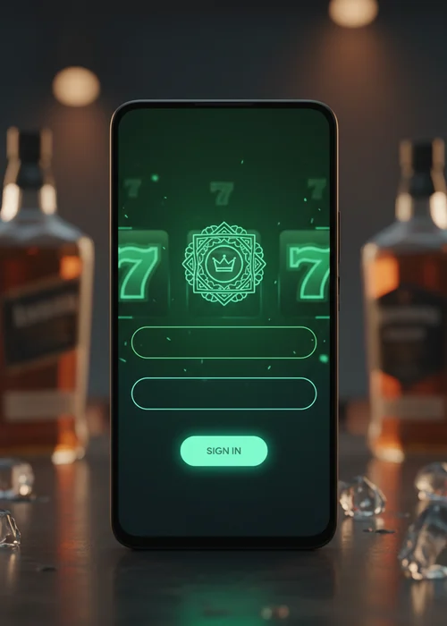 Secure login screen with two-factor authentication prompt at 420 Casino for players.